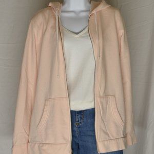 Eddie Bauer Front Zip Hooded Sweatshirt.